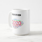 Ik heb 2020 overleefd koffiemok (Voorkant links)