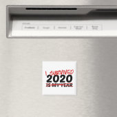 Ik heb 2020 overleefd magneet (Insitu (Vaatwasser))