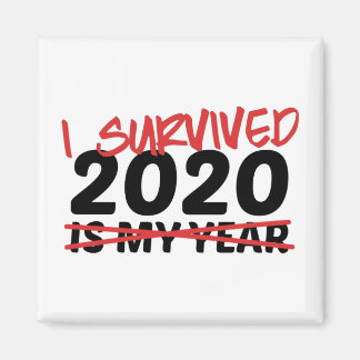Ik heb 2020 overleefd magneet