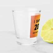 Ik heb 2025 overleefd shot glas (Links)