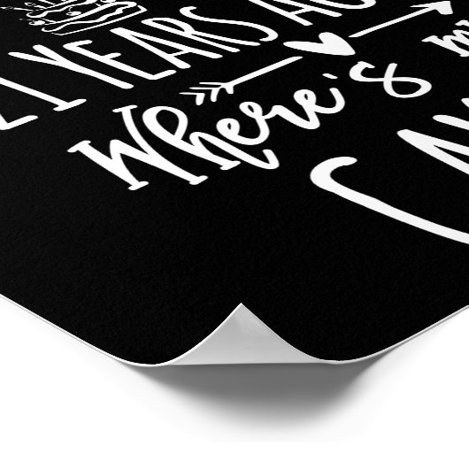 Ik heb 21 jaar geleden mijn moeder van 21ste verja poster (Hoek)