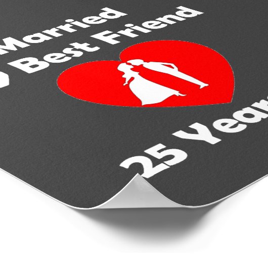 Ik heb 25 jaar geleden mijn beste vriend getrouwd poster (Hoek)