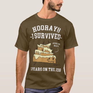 Ik heb 35 jaar overleven op de baan 35 jaar t-shirt