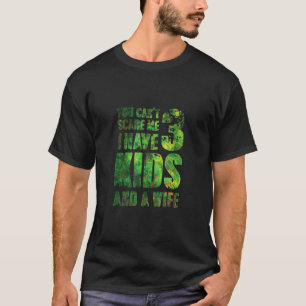 Ik heb 3 Kinderen en een vrouw Pop Pa. T-shirt