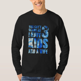 Ik heb 3 Kinderen en een vrouw vader Papa Poppen o T-shirt