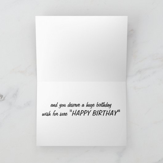 IK HEB '40' GEZEGD, HET IS NIET ZO BAD "HAPPY 40th Kaart (Binnen)