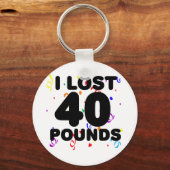 Ik heb 40 pond verloren sleutelhanger (Voorkant)