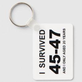 Ik heb 45-47 overleefd sleutelhanger