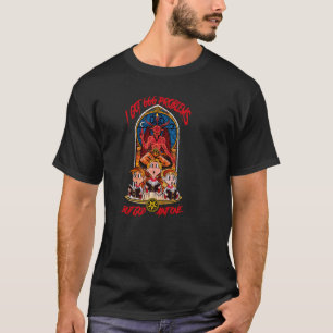 Ik heb 666 problemen Atheïstische Satanische Geit T-shirt