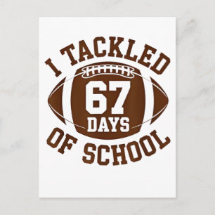 Ik Heb 67 Dagen Aangepakt, School Voetbal Fantasie Briefkaart