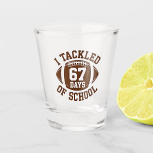 Ik Heb 67 Dagen Aangepakt School Voetbal Fantasie Shot Glas