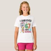 Ik heb 67 dagen school gevierd t-shirt (Voorkant volledig)