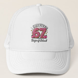 Ik heb 67 dagen school overleefd 100 dagen school trucker pet