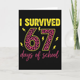 Ik heb 67 dagen school overleefd 100 dagen zes zev kaart