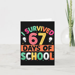 Ik heb 67 dagen school overleefd Bruh Studenten Ze Kaart