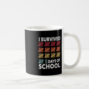 Ik heb 67 dagen school overleefd Funny 67 Counting Koffiemok