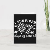 Ik heb 67 dagen school overleefd Funny 67 leraren Kaart (Voorkant)