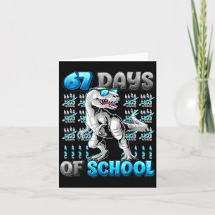 Ik heb 67 dagen school overleefd Funny 67 Meme Din Kaart