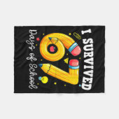 Ik heb 67 dagen school overleefd Funny 67 Meme Ler Fleece Deken (Voorkant (Horizontaal))