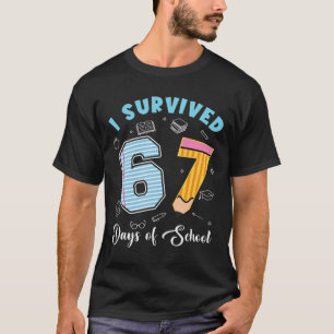 Ik heb 67 dagen school overleefd Funny 67 Meme Ler T-shirt