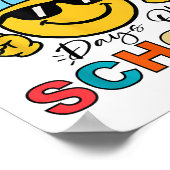 Ik heb 67 dagen school overleefd Funny 67 Meme Stu Poster (Hoek)