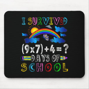 Ik heb 67 dagen school overleefd Funny 67 Meme Wis Muismat
