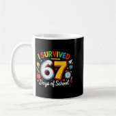 Ik heb 67 dagen school overleefd Funny 6 7 Meme Le Koffiemok (Links)