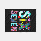 Ik heb 67 dagen school overleefd Funny Meme Leraar Fleece Deken (Voorkant (Horizontaal))