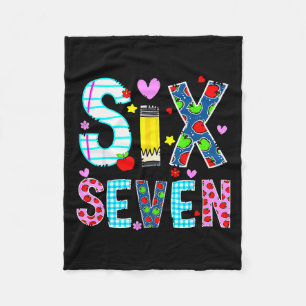 Ik heb 67 dagen school overleefd Funny Meme Leraar Fleece Deken