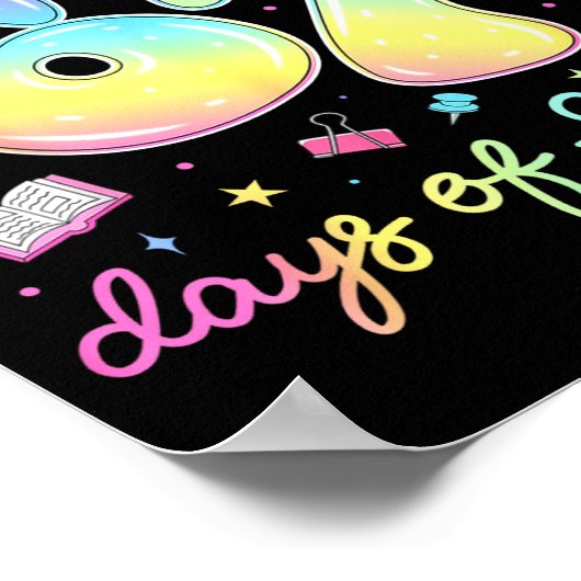 Ik heb 67 dagen school overleefd Funny Meme Leraar Poster (Hoek)