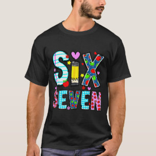 Ik heb 67 dagen school overleefd Funny Meme Leraar T-shirt
