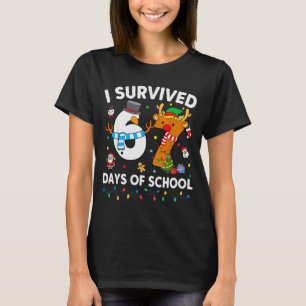 Ik heb 67 dagen school overleefd Funny Meme Zes Ze T-shirt