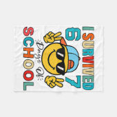 Ik heb 67 dagen school overleefd Grappig 67 meme s Fleece Deken (Voorkant (Horizontaal))