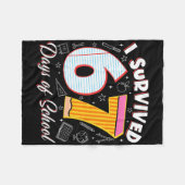 Ik heb 67 dagen school overleefd Grappig 6 7 Meme Fleece Deken (Voorkant (Horizontaal))