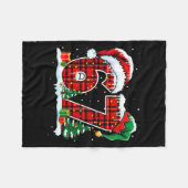 Ik heb 67 dagen school overleefd Kerst leuk Onderw Fleece Deken (Voorkant (Horizontaal))