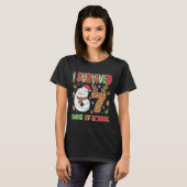 Ik heb 67 dagen school overleefd Kerstmeme Grappig T-shirt (Voorkant volledig)