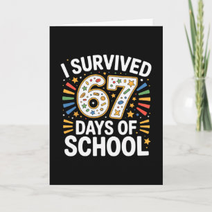 Ik heb 67 dagen school overleefd Leraar Student Hu Kaart