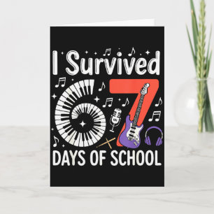 Ik heb 67 dagen school overleefd - leraren student kaart