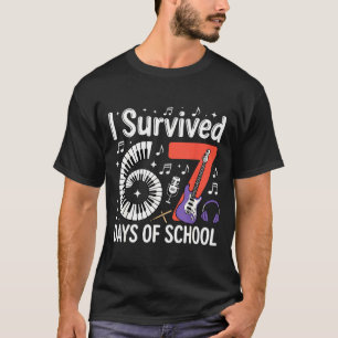 Ik heb 67 dagen school overleefd - leraren student t-shirt