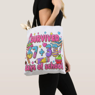 Ik heb 67 plus 33 dagen wiskunde op school overlee tote bag