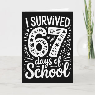 Ik heb 67 Zes Zeven dagen van de schoolleraar Stu Kaart