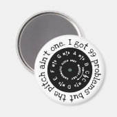 Ik heb 99 problemen, maar de Pitch is er niet één Magneet (Voorkant / Achterkant)