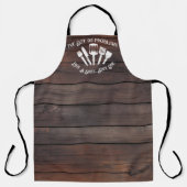 "Ik heb 99 problemen, maar een grill is niet een-g Schort (Voorkant)