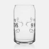 Ik heb 9 maanden gewacht blikvorm glas (Links)