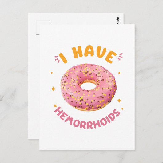 Ik heb aambeien briefkaart (Voorkant / Achterkant)