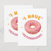 Ik heb aambeien informatiekaartje (Voorkant / Achterkant)