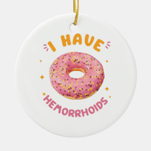 Ik heb aambeien keramisch ornament