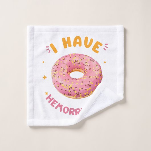 Ik heb aambeien washandje (Wasdoekje)