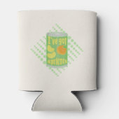 Ik heb abrikozen Tin fruit Blikjeskoeler (Achterkant)