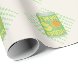 Ik heb abrikozen Tin fruit Cadeaupapier